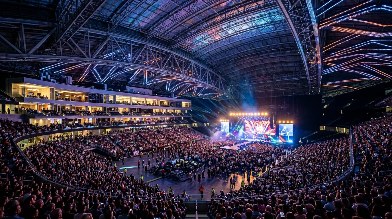 Colosseum Arena Spectacle with Environmental Lighting